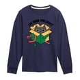 thumbnail image 1 of Instant Message - Cat Christmas Present - Toddler & Youth Long Sleeve Graphic T-Shirt, 1 of 6