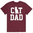 thumbnail image 1 of Instant Message - Cat Dad - Father's Day Gift - Men's Short Sleeve Graphic T-Shirt, 1 of 5