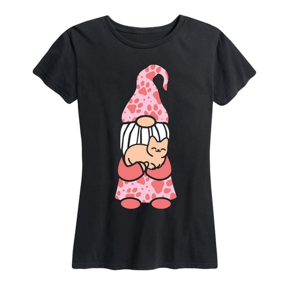 Instant Message - Cat Gnome - Women's Short Sleeve Graphic T-Shirt