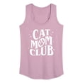 thumbnail image 1 of Instant Message - Cat Mom Club - Women's Racerback Tank Top, 1 of 6