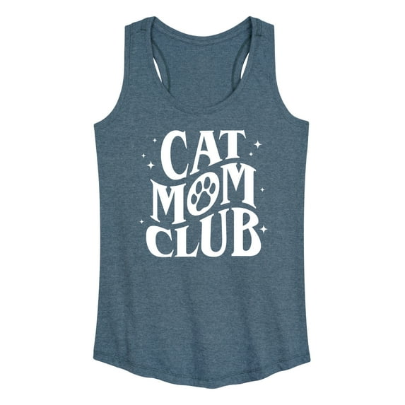 Instant Message - Cat Mom Club - Women's Racerback Tank Top