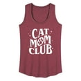 thumbnail image 1 of Instant Message - Cat Mom Club - Women's Racerback Tank Top, 1 of 6