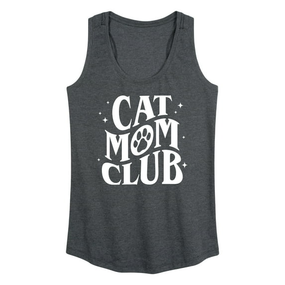 Instant Message - Cat Mom Club - Women's Racerback Tank Top
