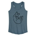 thumbnail image 1 of Instant Message - Cat Mom - Comfy Belly Rubs - Women's Racerback Tank Top, 1 of 6
