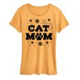 thumbnail image 1 of Instant Message - Cat Mom - Women's Short Sleeve Graphic T-Shirt, 1 of 7