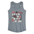 thumbnail image 1 of Instant Message - Cat Mushroom - Women's Racerback Tank Top, 1 of 6