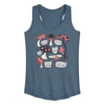 thumbnail image 1 of Instant Message - Cat Mushroom - Women's Racerback Tank Top, 1 of 6