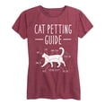 thumbnail image 1 of Instant Message - Cat Petting Guide Short Sleeve Graphic T-Shirt, 1 of 5