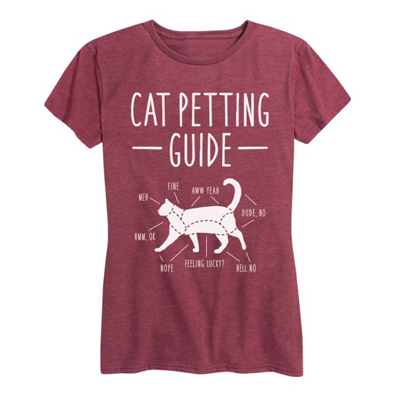 Instant Message - Cat Petting Guide Short Sleeve Graphic T-Shirt