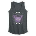 thumbnail image 1 of Instant Message - Cat With Crystals - Women's Racerback Tank Top, 1 of 6