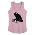 thumbnail image 1 of Instant Message - Cat Yarn Mom - Women's Racerback Tank Top, 1 of 6