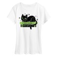 thumbnail image 1 of Instant Message - Cat and Spell Books Short Sleeve Graphic T-Shirt, 1 of 5