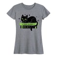 thumbnail image 1 of Instant Message - Cat and Spell Books Short Sleeve Graphic T-Shirt, 1 of 5