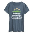 thumbnail image 1 of Instant Message - Causing All My Own Problems - Women's Short Sleeve Graphic T-Shirt, 1 of 6