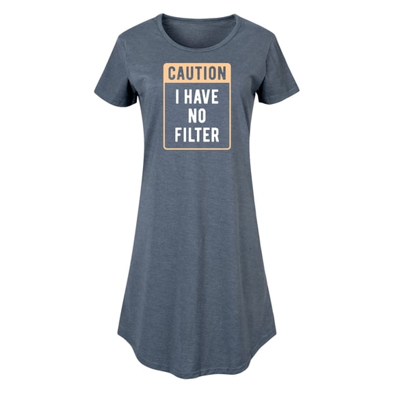 Instant Message - Caution I Have No Filter - Women's Any Way Dress
