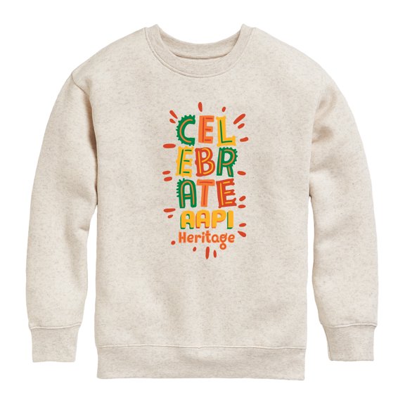 Instant Message - Celebrate AAPI Heritage - Toddler And Youth Crewneck Fleece Sweatshirt