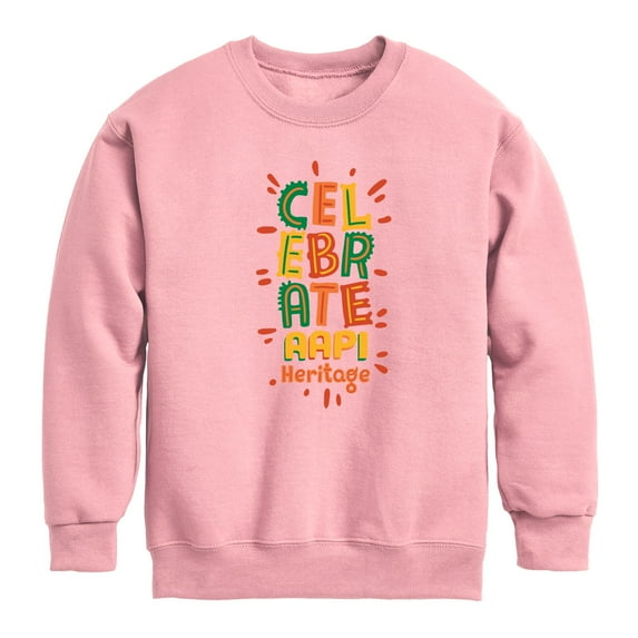 Instant Message - Celebrate AAPI Heritage - Toddler And Youth Crewneck Fleece Sweatshirt