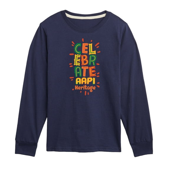 Instant Message - Celebrate AAPI Heritage - Toddler And Youth Long Sleeve Graphic T-Shirt