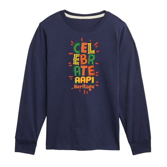 Instant Message - Celebrate AAPI Heritage - Toddler And Youth Long Sleeve Graphic T-Shirt