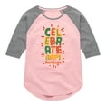 thumbnail image 1 of Instant Message - Celebrate AAPI Heritage - Toddler & Youth Girls Raglan Graphic T-Shirt, 1 of 5