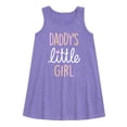thumbnail image 1 of Instant Message - Celebrate Family - Daddy's Little Girl - Toddler & Youth Girls A-line Dress, 1 of 1