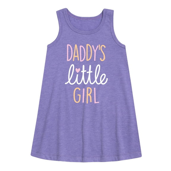Instant Message - Celebrate Family - Daddy's Little Girl - Toddler & Youth Girls A-line Dress