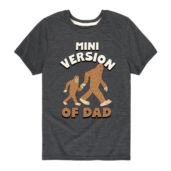 Instant Message - Celebrate Family - Mini Version of Dad - Toddler & Youth Short Sleeve Graphic T-Shirt
