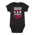 thumbnail image 1 of Instant Message - Celebrate Family - Weekend Forecast Baseball with Dad - Infant One Piece, 1 of 5