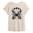 thumbnail image 1 of Instant Message - Celestial Butterfly - Women's Oversized Graphic T-Shirt, 1 of 6