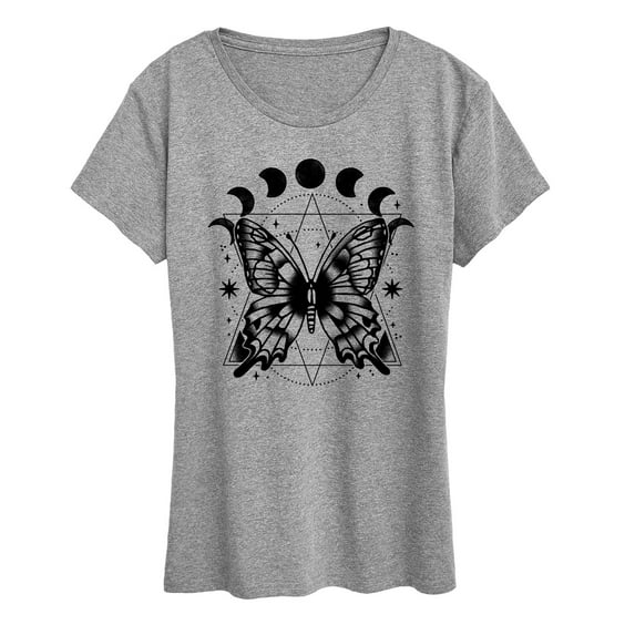 Instant Message - Celestial Butterfly - Women's Short Sleeve Graphic T-Shirt