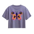 thumbnail image 1 of Instant Message - Celestial Butterfly - Youth Girls Boxy T-Shirt, 1 of 5