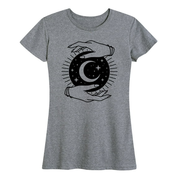 Instant Message - Celestial Crystal Ball - Women's Short Sleeve Graphic T-Shirt