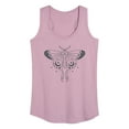 thumbnail image 1 of Instant Message - Celestial Luna Moth - Women's Racerback Tank Top, 1 of 6