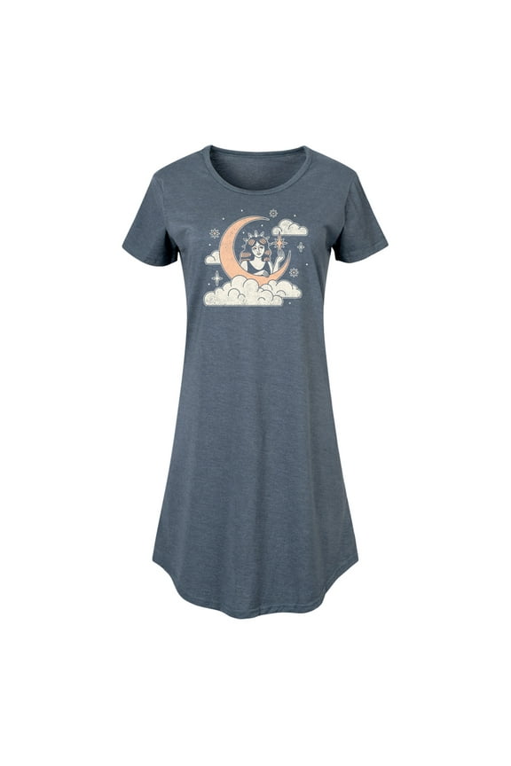 - Celestial Moon Woman - Womens Any Way Dress