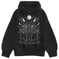 thumbnail image 1 of Instant Message - Celestial Moth Oversized Fleece Hoodie Sweatshirt, 1 of 4