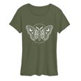 thumbnail image 1 of Instant Message - Celestial Moth - Women's Short Sleeve Graphic T-Shirt, 1 of 4