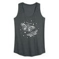 thumbnail image 1 of Instant Message - Celestial Moths - Women's Racerback Tank Top, 1 of 6