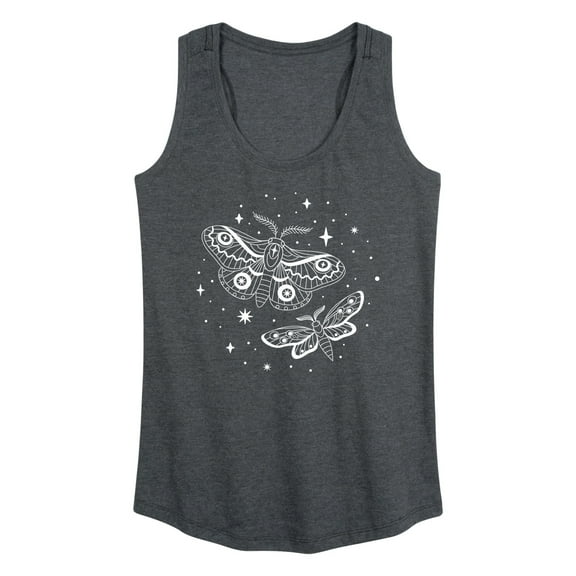 Instant Message - Celestial Moths - Women's Racerback Tank Top