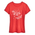 thumbnail image 1 of Instant Message - Celestial Moths - Women's Short Sleeve Graphic T-Shirt, 1 of 6