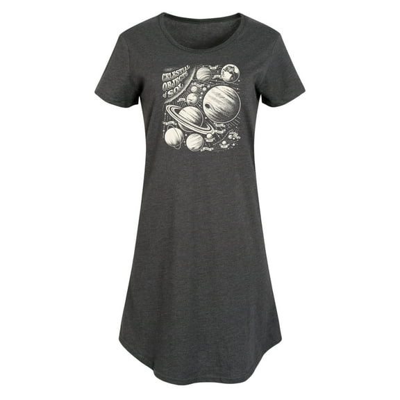 Instant Message - Celestial Objects - Outer Space - Planets - Astrology - Womens Any Way Dress