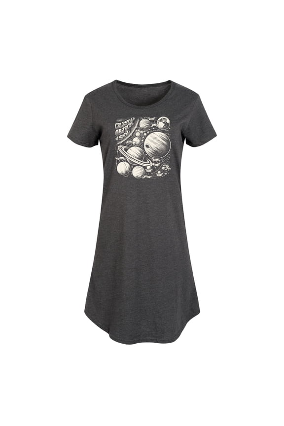 - Celestial Objects - Outer Space - Planets - Astrology - Womens Any Way Dress