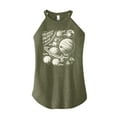 thumbnail image 1 of Instant Message - Celestial Objects - Outer Space - Planets - Astrology - Womens High Neck Tank, 1 of 6