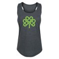 thumbnail image 1 of Instant Message - Celtic Knot Shamrock - Ladies Racerback Tank, 1 of 5