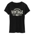 thumbnail image 1 of Instant Message - Certified Vintage 40 - Women's Short Sleeve Graphic T-Shirt, 1 of 6