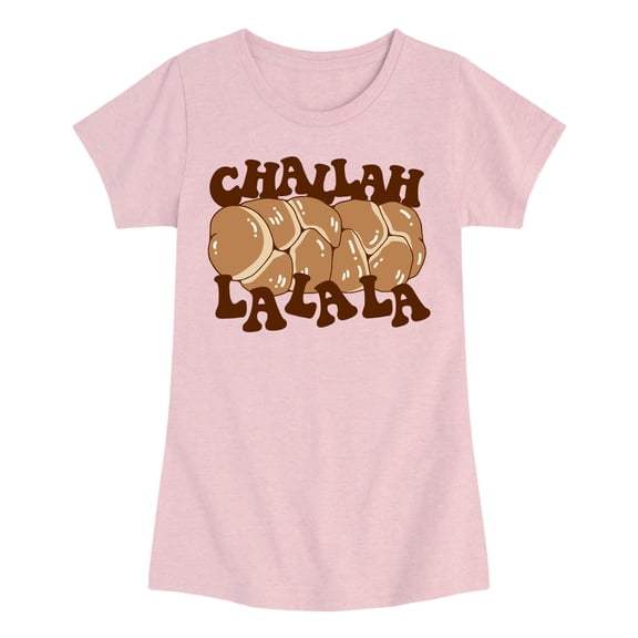 Instant Message - Challah La La La - Youth Girls Short Sleeve T-shirt