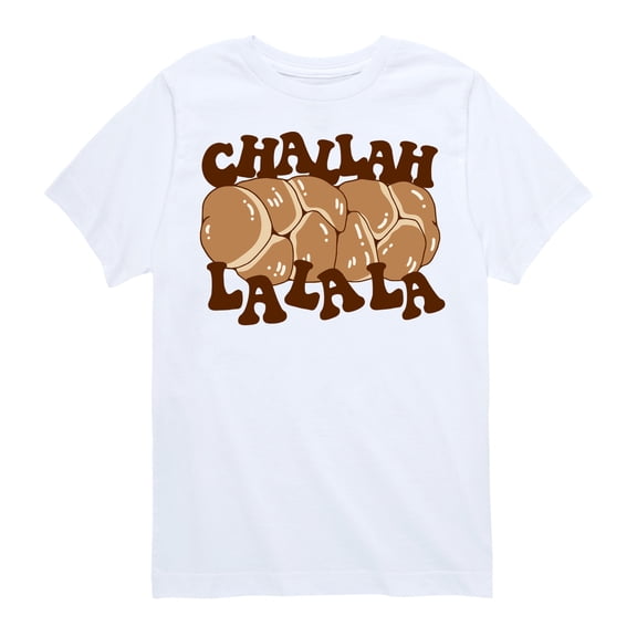 Instant Message - Challah La La La - Youth Short Sleeve Graphic T-shirt