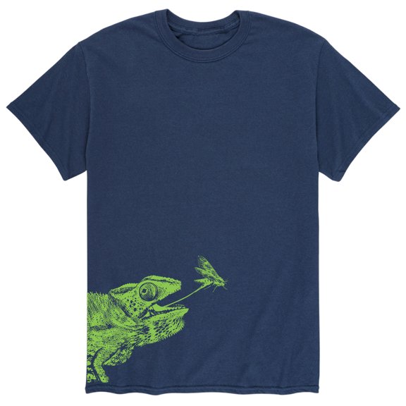 Instant Message - Chameleon - Men's Short Sleeve Graphic T-Shirt