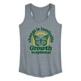 thumbnail image 1 of Instant Message - Change Inevitable Growth Optional - Women's Racerback Tank Top, 1 of 6