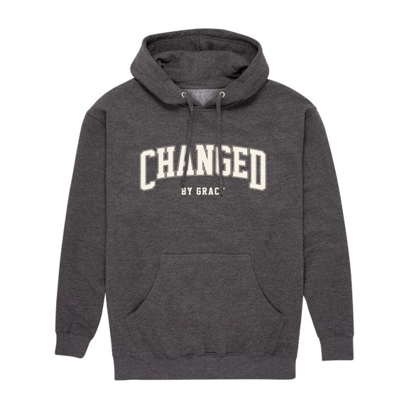 Instant Message - Changed By Grace Collegiate - Men's Long Sleeve Fleece Pullover Hoodie
