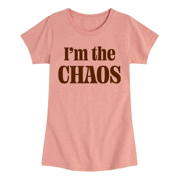 Instant Message - Chaos Caffeine Kid - Toddler & Youth Girls Short Sleeve Graphic T-Shirt